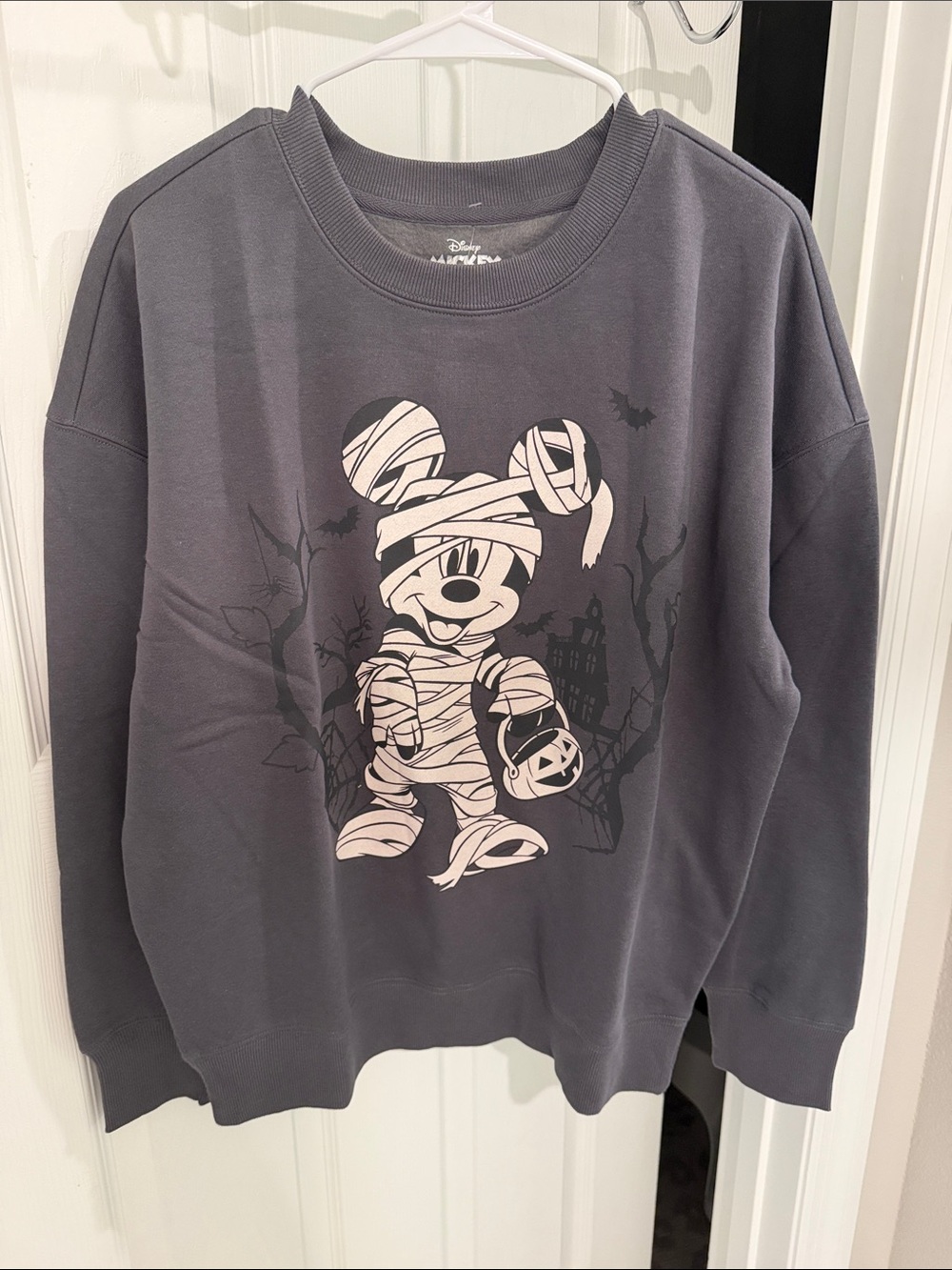 Disney Mickey Mouse Mummy Graphic Sweatshirt - Charcoal Gray - Picture 3 of 4